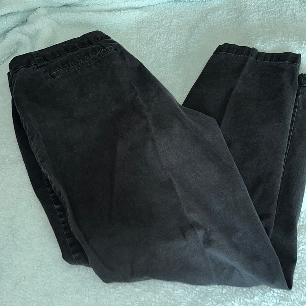 ALL BLACK PANTS FADED GLORY